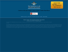 Tablet Screenshot of marinaclubkeylargo.com